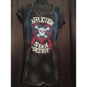 Affliction Shirt Size Medium